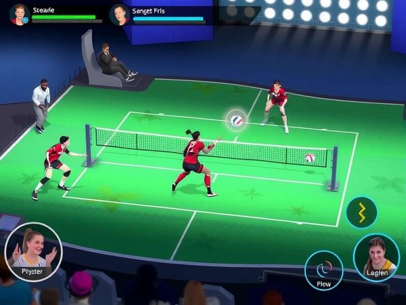 Vibrant Volley Prodigy Gameplay Screenshot